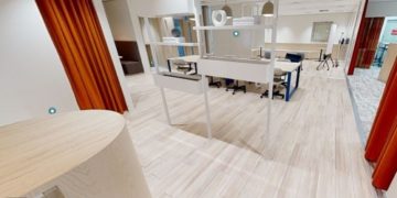 Cushman & Wakefield Japan creates a 3D virtualisation of an office using Matterport technology.