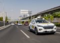 Baidu Apollo autonomous driving car on open roads in Beijing