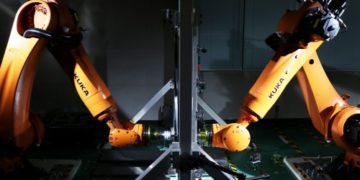 Nissan has developed “dual-sided dieless forming,” a technique using robots to make car parts out of sheet steel. This could make replacement parts for discontinued models more widely available for customers. Thanks to its flexible production, short lead times and minimal upfront costs, the new technique could make it commercially viable to produce and sell a wide variety of after-service and replacement parts in small volumes for cars that Nissan no longer makes. This was previously not possible due to the high upfront costs and long lead times to develop and make dies for stamped parts.