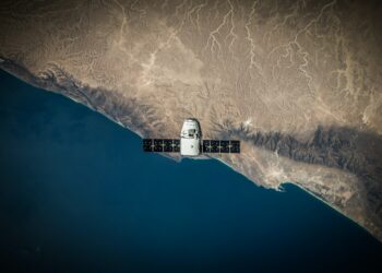 Photo by SpaceX: https://www.pexels.com/photo/aerial-view-earth-exploration-flying-60132/