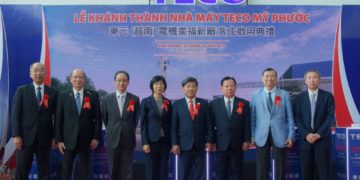 Teco Group executives at the opening of the company's new plant in Vietnam