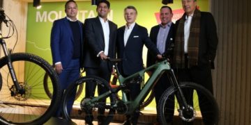 Left to right: Sharad Mohan Mishra, president, group strategy, TVS Motor; Sudarshan Venu, joint managing director, TVS Motor; Sir Ralf Speth,  chairman designate, TVS Motor; Reto Waeffler - CEO SEMG; and, Rainer Fröhlich, founder & managing partner, CONSTELLATION CAPITAL.